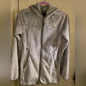 Gray Fleece Zip-Up Jacket